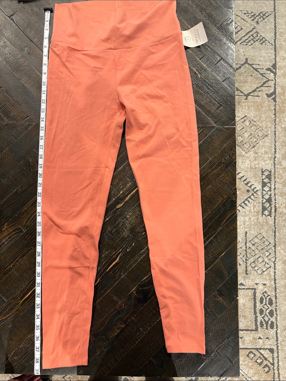 Forever 21 Coral High-Waist Leggings